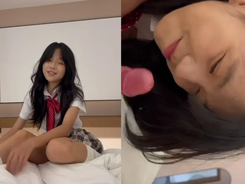 Em loli dễ thương liếm thằng nhỏ biến em thành con em đĩ nứng p1